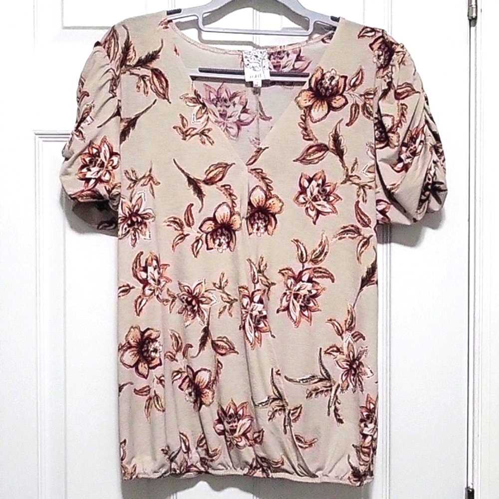 naif floral print blouse